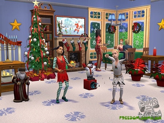 Sims3 новогодние праздники Sims3 новогодние праздники