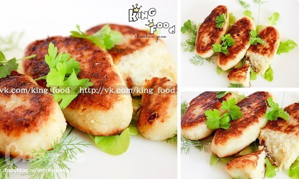 Рецепт луковых котлет с манкой пошагово