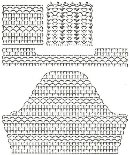 ажурный жакетик цвета фуксия