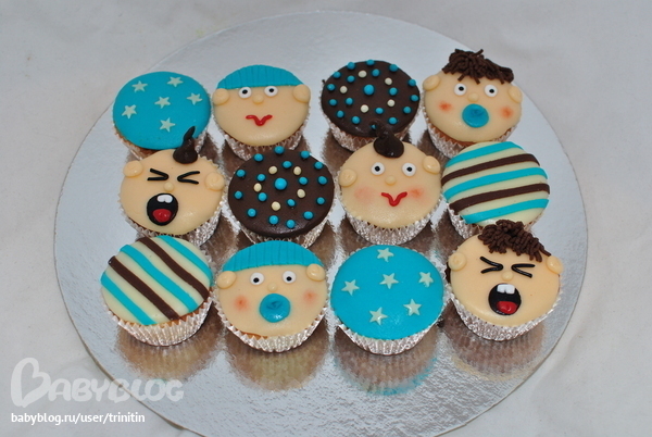 Капкейки для мальчика