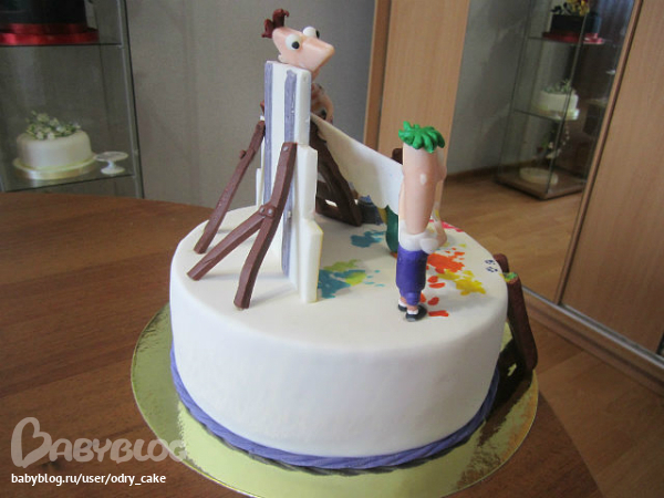 торт финес и ферб