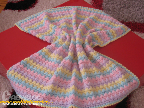 узоры из пышных столбиков