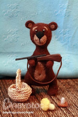 игрушки из шерсти ручной работы