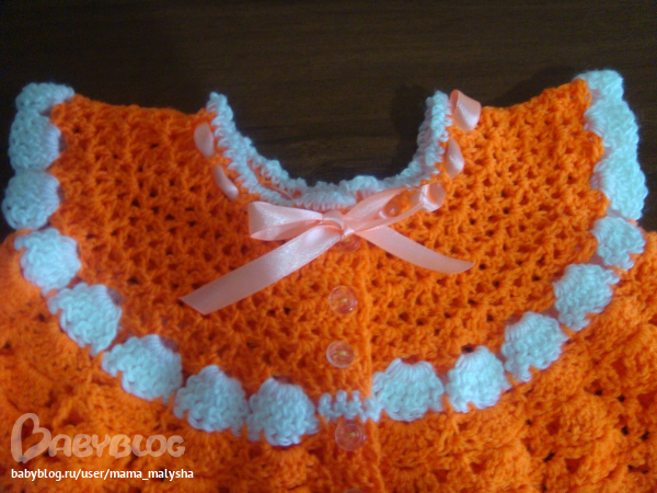 платье для дочи, безрукавка для мамы