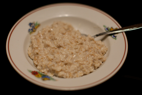 Каша геркулесовая и ячневая