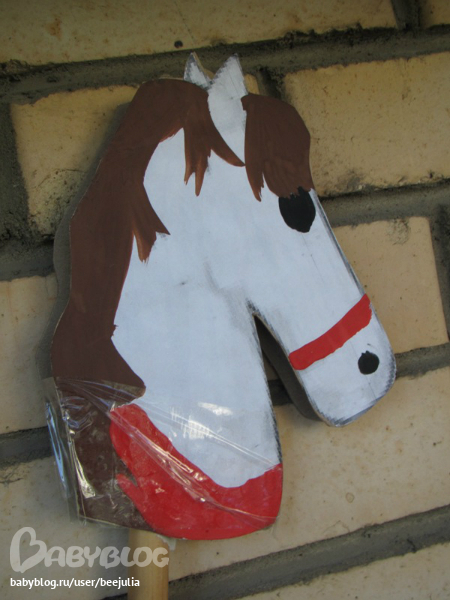 Как сделать украшение лошадку на ёлку из картона или бумаги
