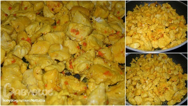 Курочка в индийском стиле