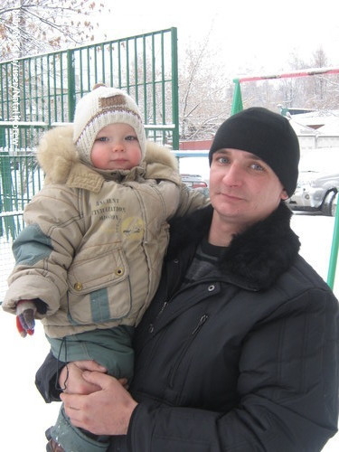 Леон с папой Лёшей)
