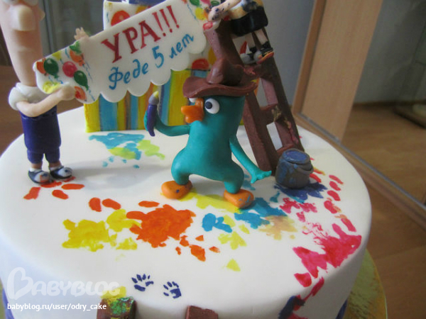 торт финес и ферб