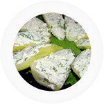 Перец с творогом и чесноком