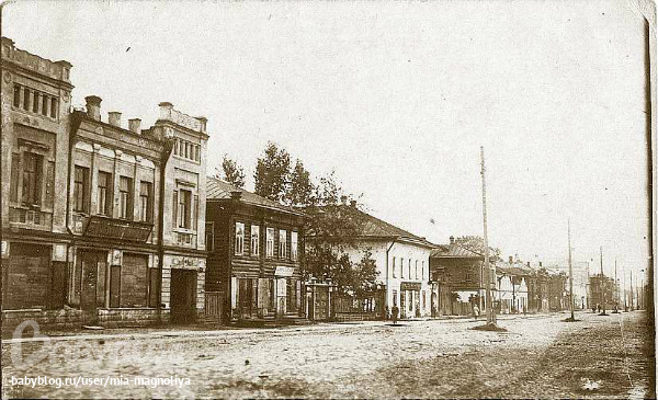Old Lenin Street Date of shooting: March 1961 Source Cherepovets Museum Associat