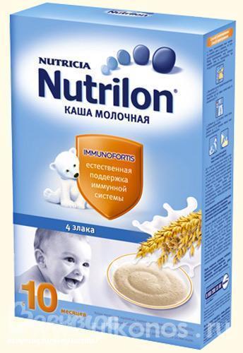 Каша молочная nutrilon 4 злака