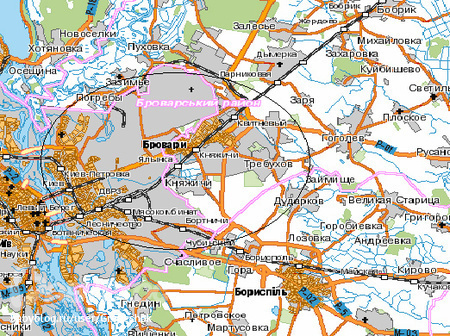 Бровары карта украины
