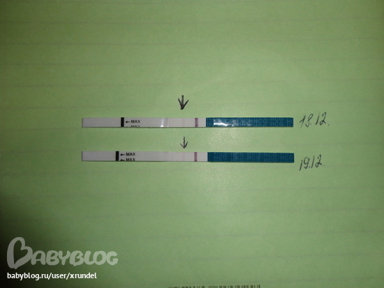 Слабая полоска на тесте на беременность до задержки фото